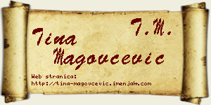 Tina Magovčević vizit kartica